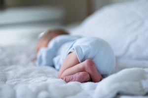 neonatal heels with injection marks after disease tests